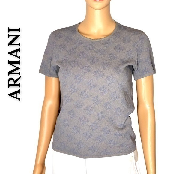 Armani Collezioni Sweaters - ARMANI COLLEZIONI stretch jersey top size 10